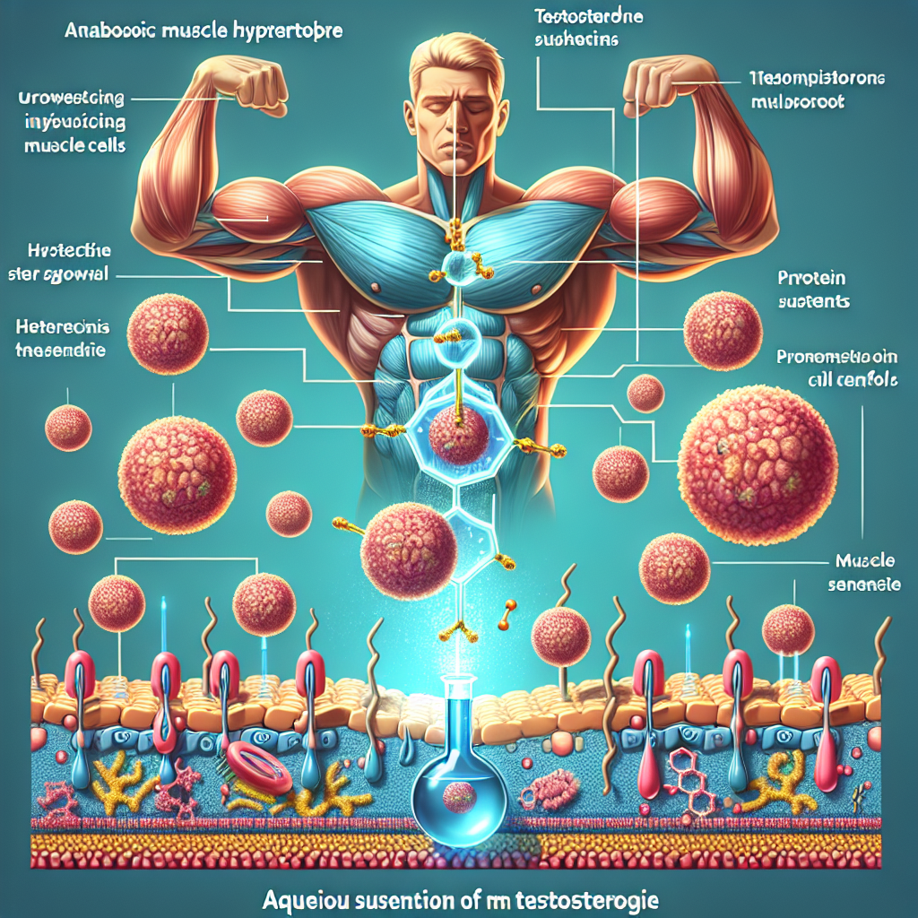 Come la sospensione acquosa di testosterone influisce sull'ipertrofia muscolare