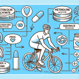 L'Acetato di metenolone nel ciclismo: vantaggi e svantaggi