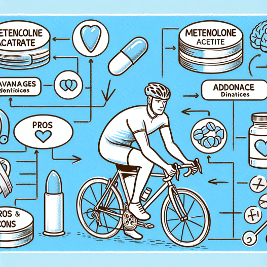 L'Acetato di metenolone nel ciclismo: vantaggi e svantaggi