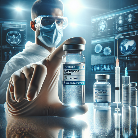 Acqua battericida per iniezioni: un nuovo approccio alla nutrizione sportiva