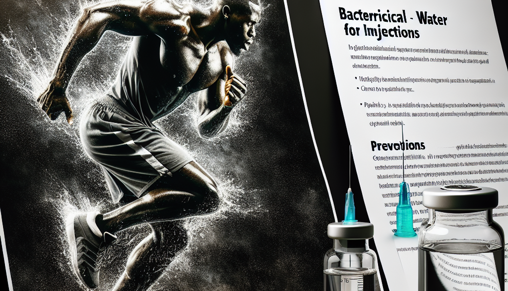 L'importanza dell'acqua battericida per iniezioni nello sport: benefici e precauzioni