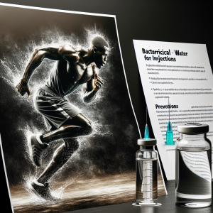 L'importanza dell'acqua battericida per iniezioni nello sport: benefici e precauzioni